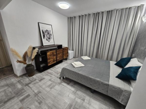 24 Shades of Grey, apartament central, ceai, cafea, filtru apa rece-fierbinte, pat 160 cm cu saltea memory foam